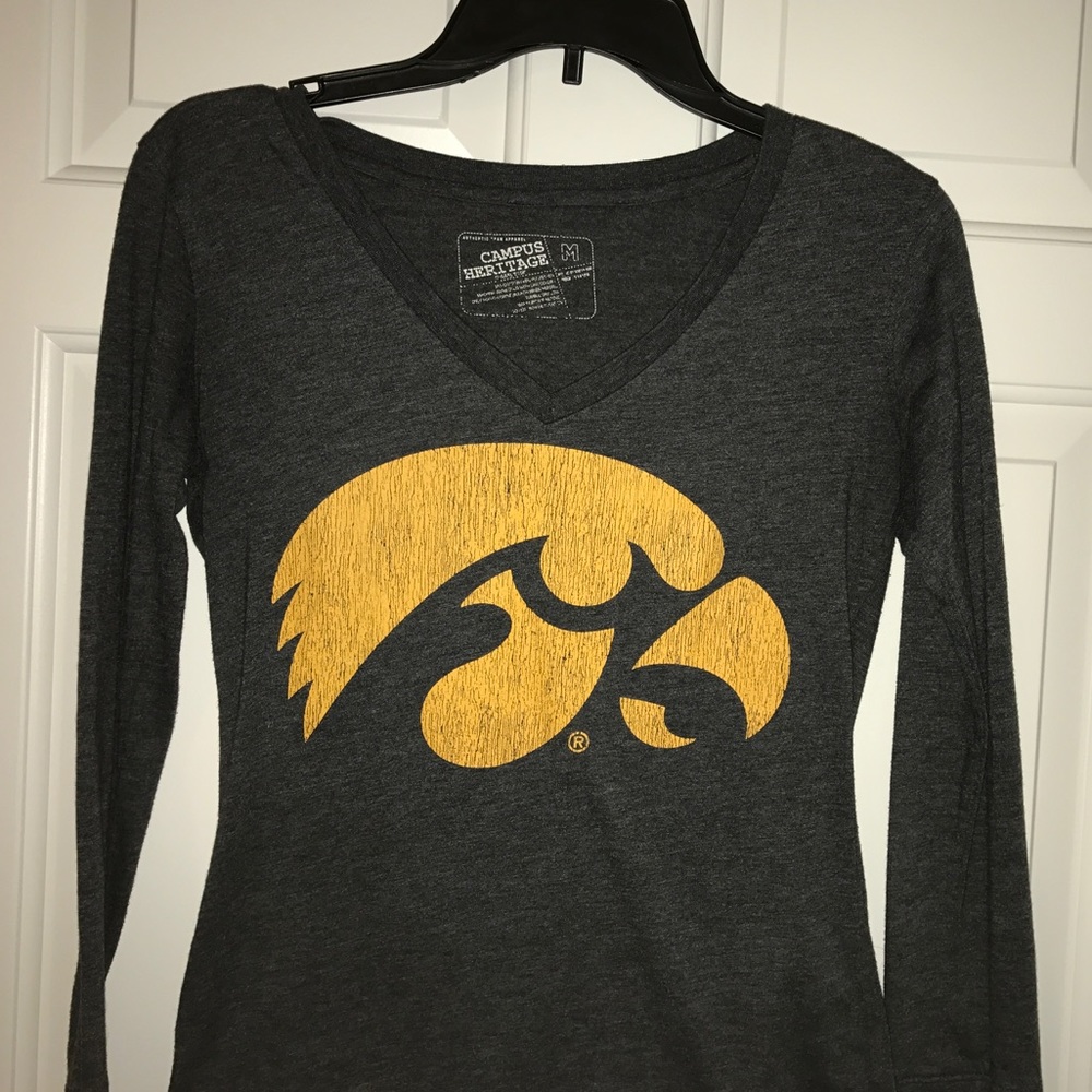Iowa hawkeyes women's long sleeve shirt